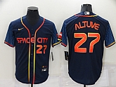 Astros 27 Jose Altuve Navy Nike 2022 City Connect Cool Base Jersey,baseball caps,new era cap wholesale,wholesale hats